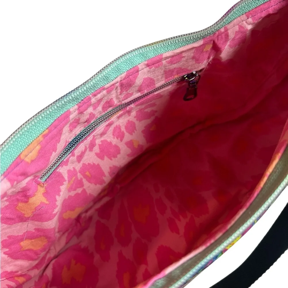 One of a kind handmade crossbody with upcycled materials. - Picture 7 of 9